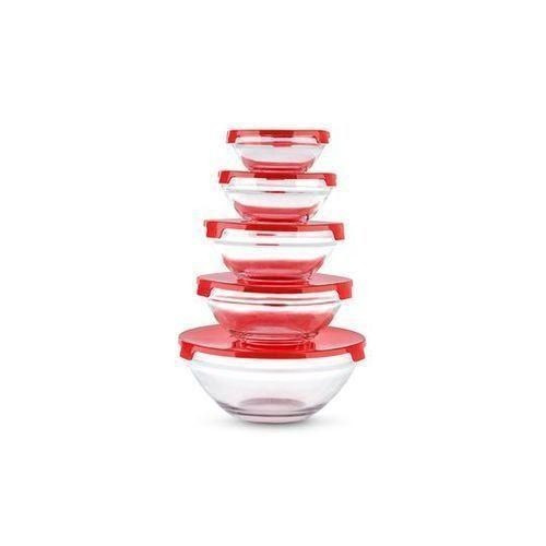 5PCS Glass Bowl Set - Color may vary