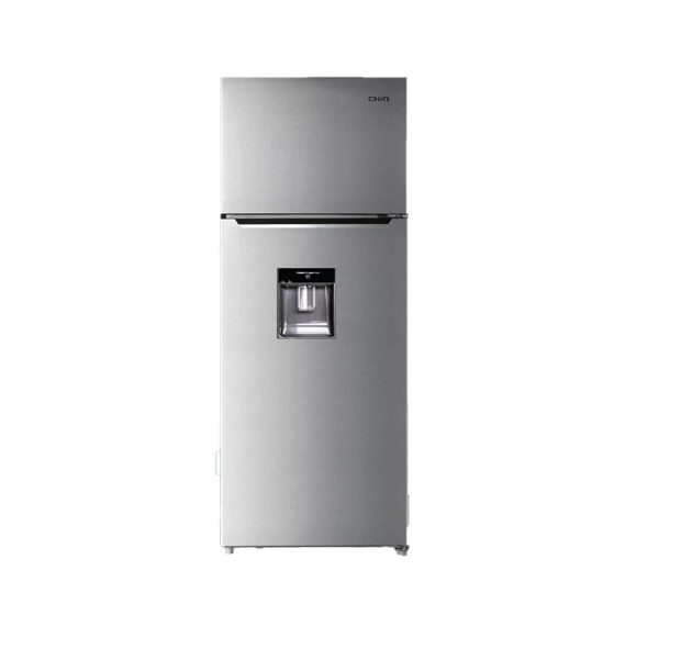 Chiq "451L FRIDGE DOUBLE DOOR SILVER (FROSTFREE) with  WATER DISPENSER"