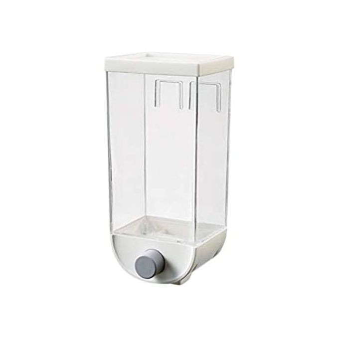 Wall-Mounted Cereal Dispenser,Food Storage Container Organizer Box,Colourless