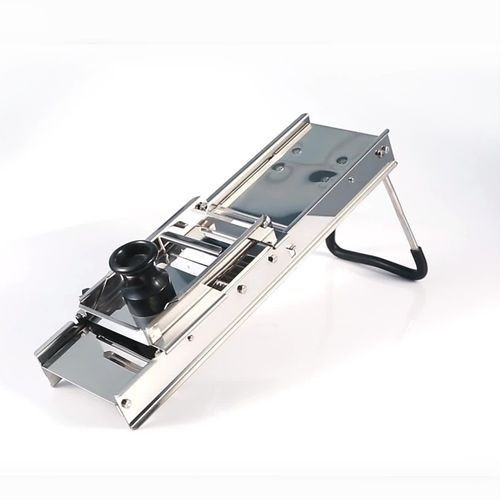 Mandoline Vegetable Slicer, 5 Interchangeable Blades-Slicer,Cutter-Silver