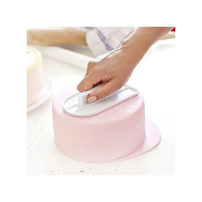 Anup Cake Pastry Decorating Baking Icing Smoother Polisher Finisher, White.