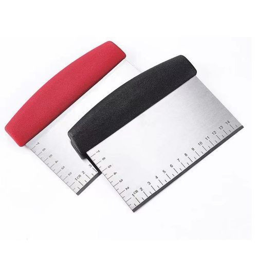 Stainless Steel Dough Cutter Scraper, Color May Vary.