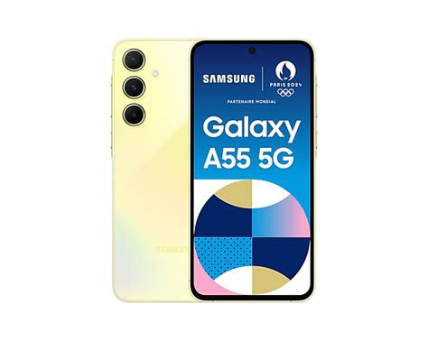 Samsung Galaxy A55 5G – 6.4" Super AMOLED Display, 8GB RAM, 128GB Storage, 5000mAh Battery, 64MP Quad Camera, 32MP Front Camera, Dual SIM – Smartphone