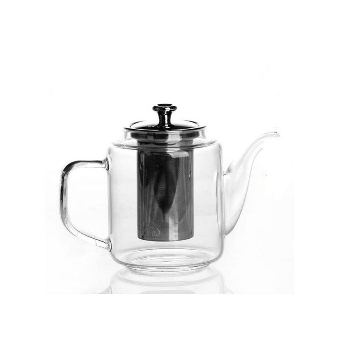800ml Glass Kettle/Teapot With Infuser-Colorless
