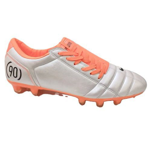 Men's Soccer Shoes - Silver,Orange