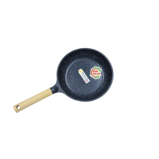 28CM Non Stick Ceramic Coated Frying Pan Kitchenware Cooking Round Roti Egg Chapati Pan- Black