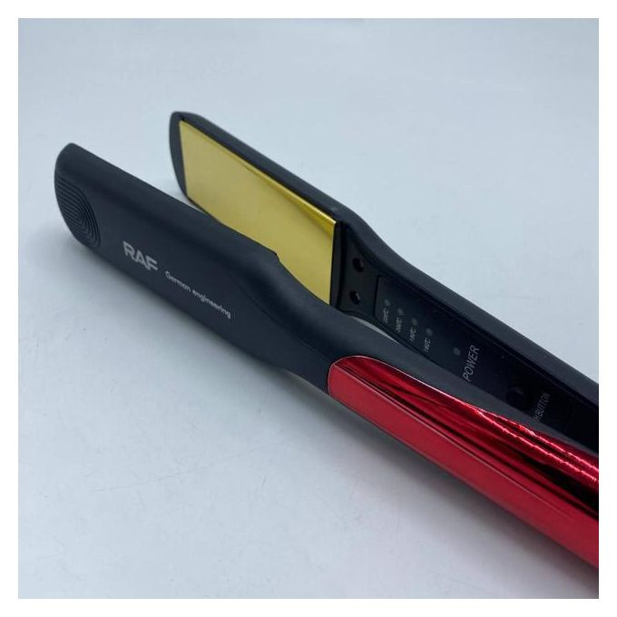 Negative Ion Hair Straightener Ceramic Hair Flat Iron 2 In 1 Fast Straight Curling Iron Professional Hair Straightener Curl Iron RAF