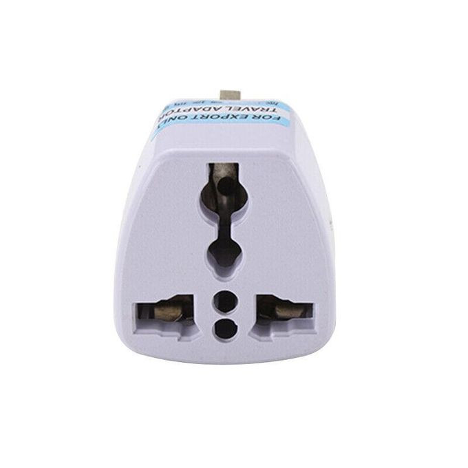 1 Piece Of UK Plug Adapter 3 Pin Universal Adapter Travel Adapter China Converter EU Socket To UK Plug- White