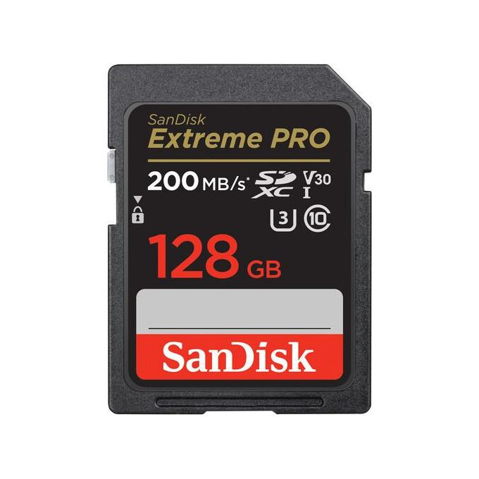 128GB Extreme PRO UHS-I SDXC Memory Card C10, U3, V30, 4K UHD, SD Card - SDSDXXD-128G-GN4IN - Black Sandisk