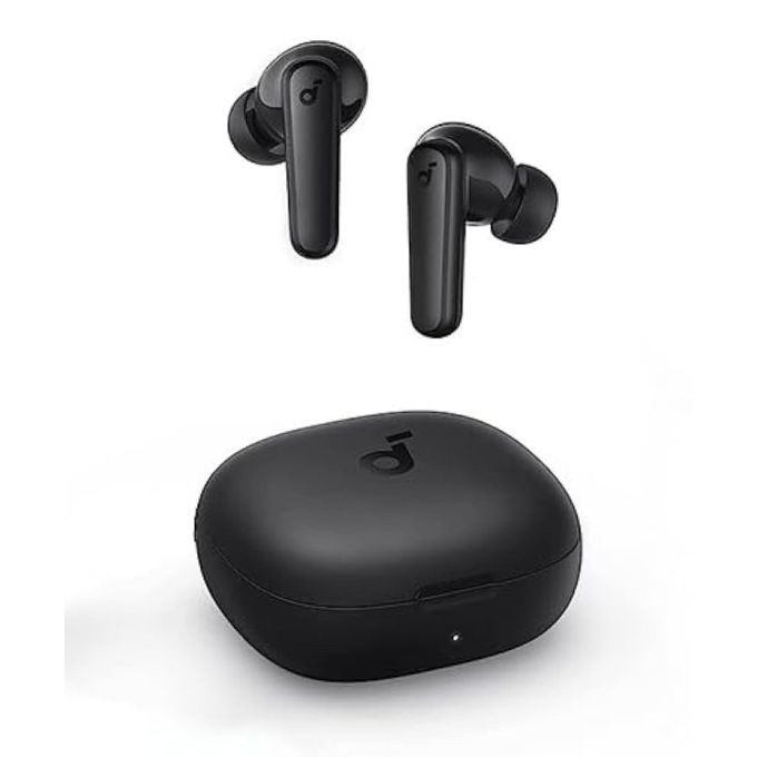 oundcore R50i True Wireless in-Ear Earbuds, TWS with 30H+ Playtime, Clear Calls & High Bass, IPX5-Water Resistant, Soundcore Connect App with 22 Preset EQs, Quick Connectivity, Black Color