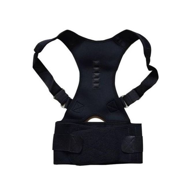 Real Doctors Posture Shoulder Back Support Brace - Black.