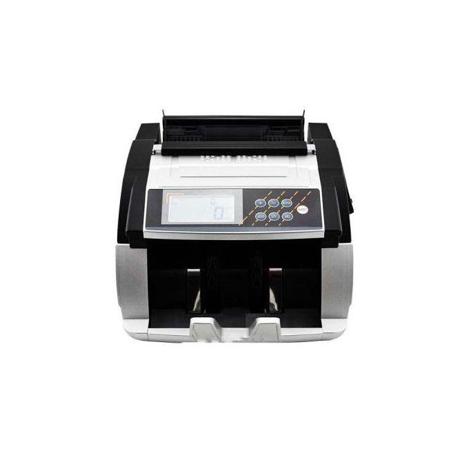 Multiple Currencies Money Counter With Car Rechargeable Battery Portable Bill Notes Counting Machine- Grey.