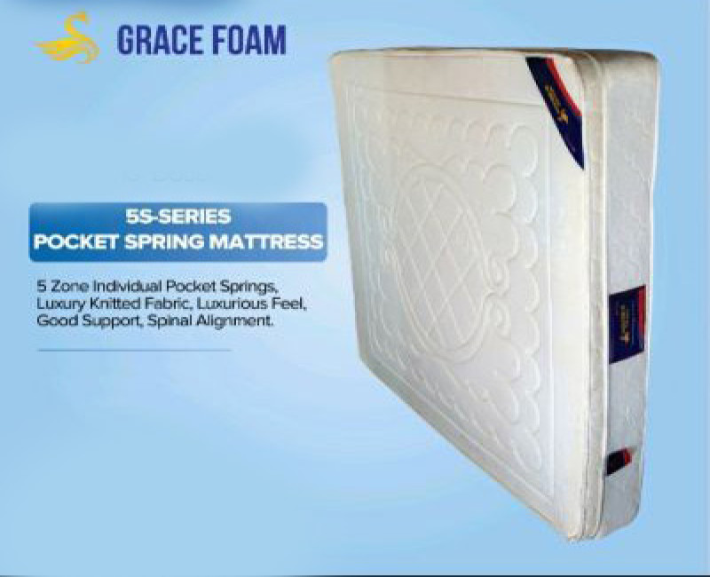 Grace form double layer spring mattresses 6*6  10INCHES grey