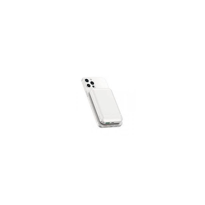 Powerbank PW020D 10000mAh Wireless Fast Charging PD 20W + 15W Magsafe Real Capacity Power Bank Original - White Lenyes