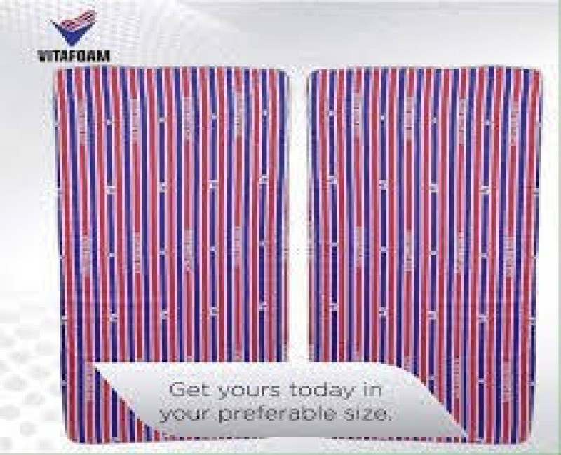 Vita foam SEALED 3*6 6INCHES  white blue red