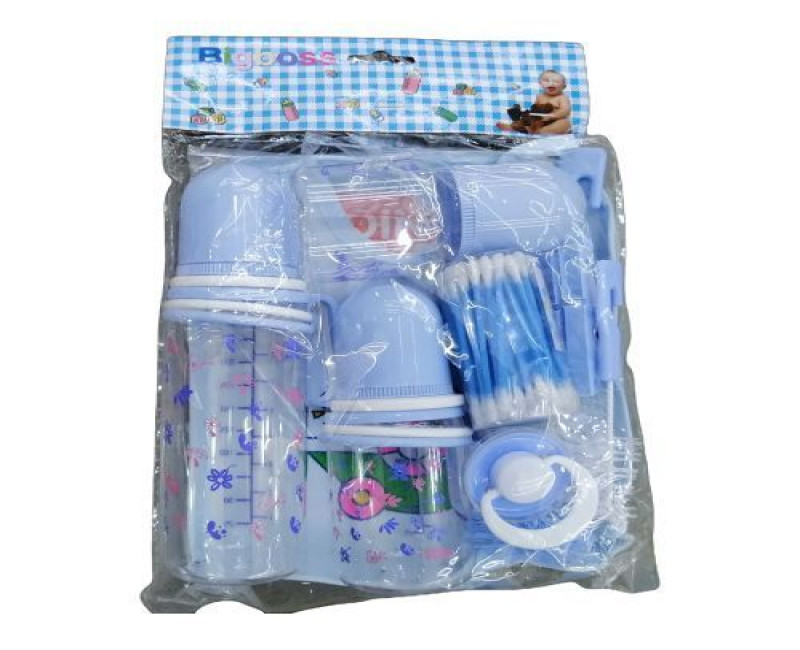 Baby Gift Set Pack Milk Baby Feeding Bottles Set- Blue.