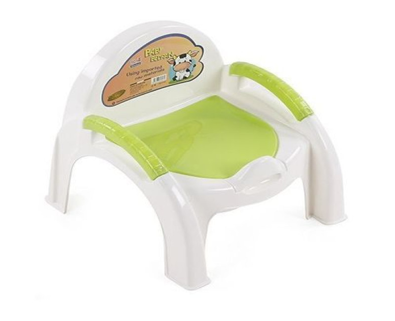 Baby Chair Potty - White,Green