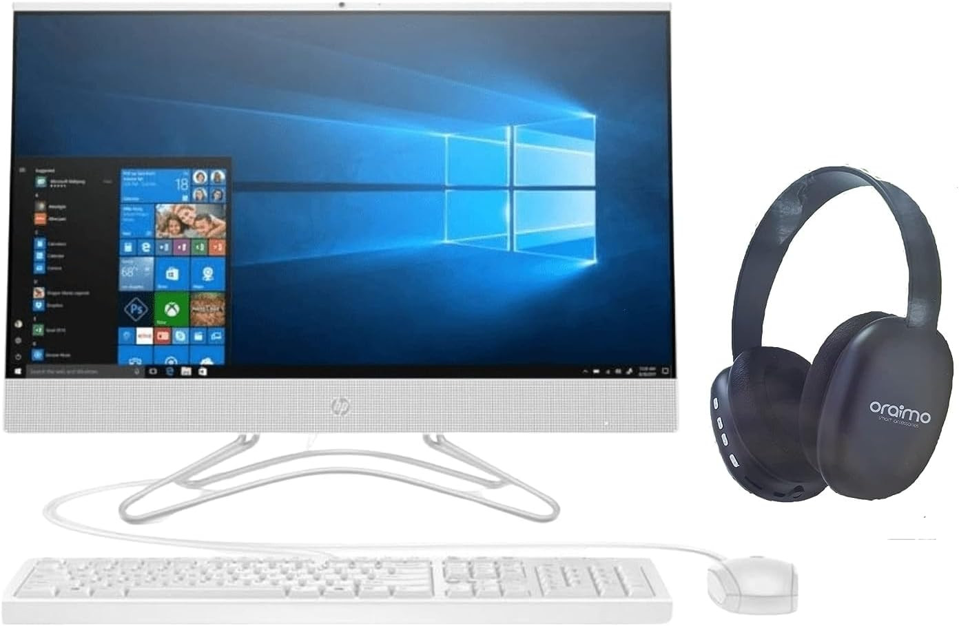 HP 200 G4 AIO CI5(1235U/4GB1TB/21.5/DVDR/DOS-SNOW WHITE/5W832ES#BH5) All in one