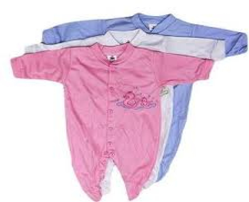 3 Pack Baby Overalls - Multi-color