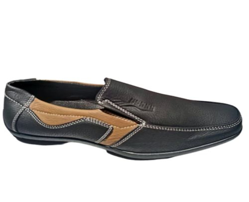 Men's Slip On Moccassins - Black