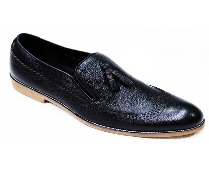 Men's Designer  Faux Leather Gentle Shoes - Black