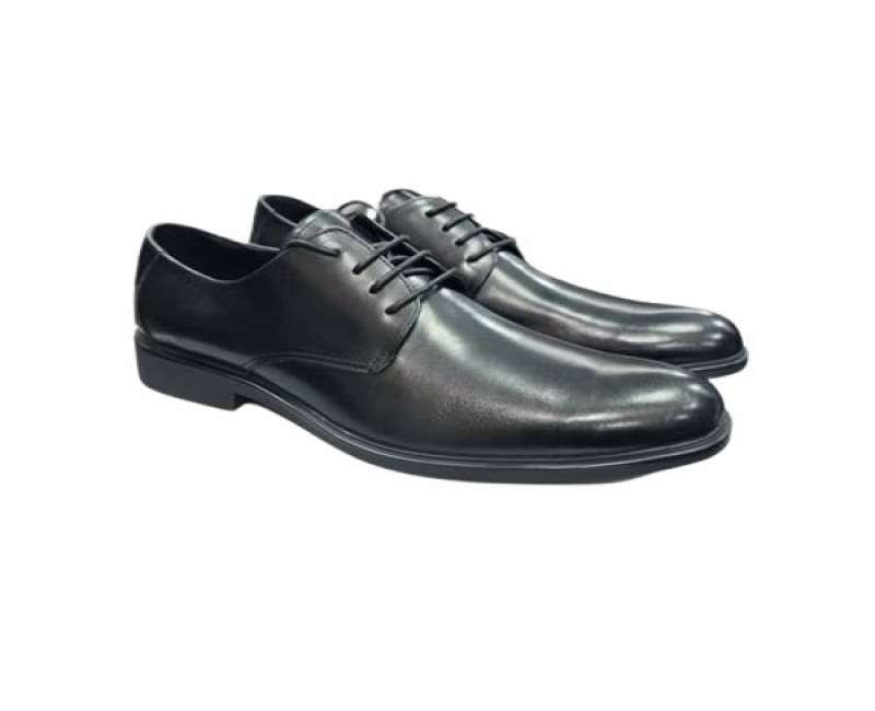 Men's Faux Leather Designer Shoes - Black