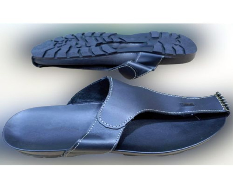 Men's Desiger Slipon Sandals - Black