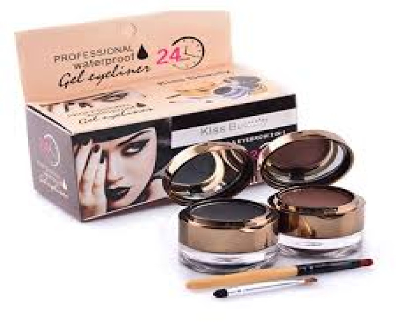 A Pair Of Professional Waterproof Kiss Beauty 24Hours Gel Eyeliner