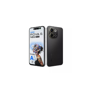 TECNO POVA 6 NEO | 8GB RAM + 256GB ROM | 6.78" FHD+ Dot-in Display | 6nm Helio G99 Ultra D6300 Chip | 50MP AI Camera | 7000mAh Battery | Android 14 | Global Version – Black
