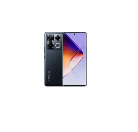 Infinix Note 40 Pro+ (X6851B) | 6.67" AMOLED Display | 12GB RAM + 256GB ROM | MediaTek Dimensity 9200+ Chip | 50MP OIS Camera | 4500mAh Battery | 5G – Black