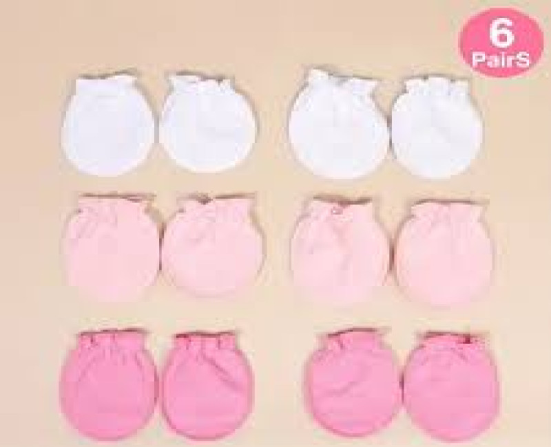 Pairs Of Baby Hand Gloves Mittens - Pink
