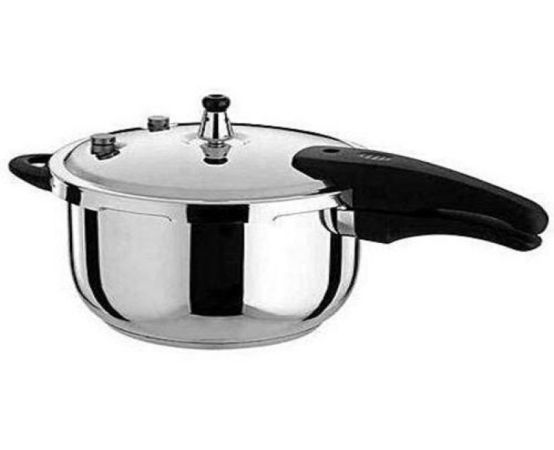 11 Litres Stainless Steel Pressure Cooker With Steamer Pot Saucepan Cookware-Silver Hcx