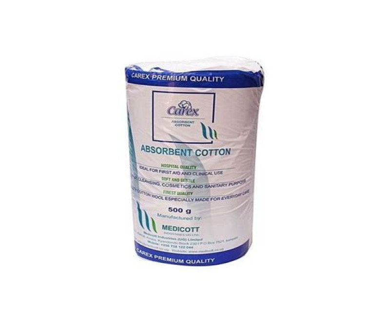 Carex Cotton Wool 500G -White