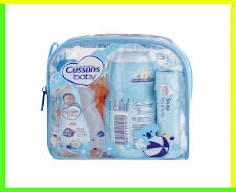 Cussons Baby Gift Set Bag - Blue