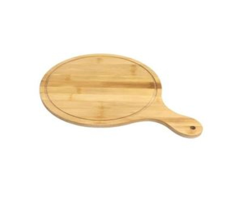 25cm Wooden Serving Pizza PlateTray,Chopping Board,Brown.