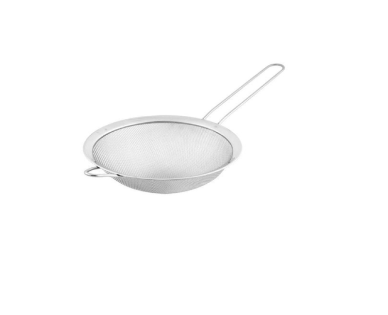 Kitchen Flour Colander Sifter Sieve Oil Mesh Wire Strainer 16cm, Silver