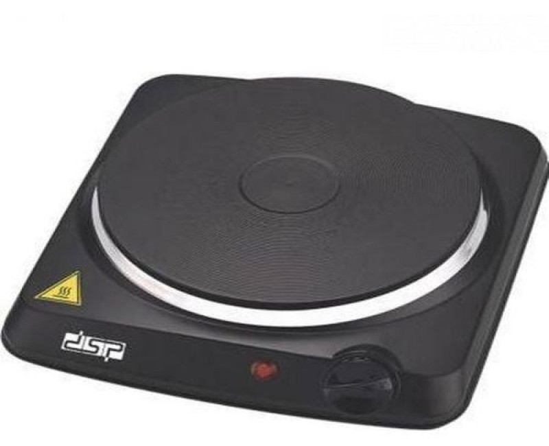 Single Burner Heater Hot Plate With Charging Cable Cooker - Black. Dsp