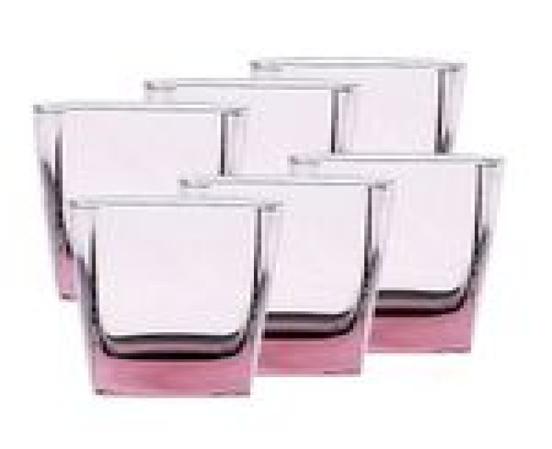 6 Piece Short Luminarc Multi-functional Glasses-Purple Luminarc