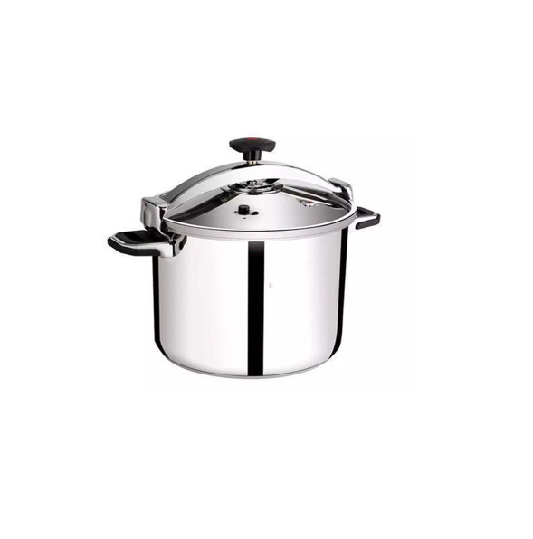 50 Litre Commercial Aluminum Pressure Cooker Saucepan Cookware Cooking Pot - Silver.