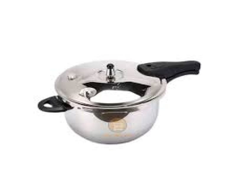 5Litres Stainless Steel Pressure Cooker-Silver Hcx