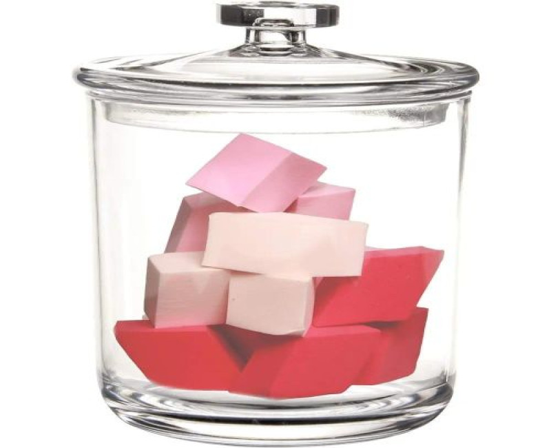 800ml Acrylic jar Kitchen Food Bulk Container For Spices Dried Fruit Food Sugar Storage Can Sealed Bowl Box Canister- Transparent