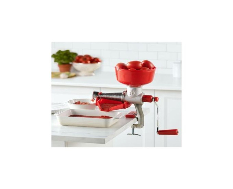 Aluminium Alloy Manual Juicer, Jam and Sauce Press Tomato Sauce Making Machine, Thick Tomato Milling Machine, Aluminum Alloy Tomato Strainer for Pasta Sauces, Fresh Salsa, Puree Hammacher Schlemmer -Multicolor