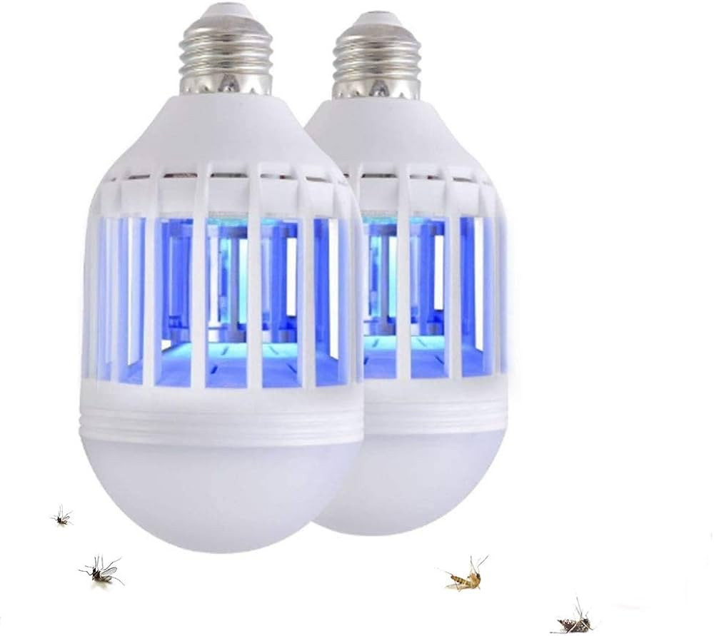 Electronic Insect,Mosquito,Fly Killer LED Light Bulb -White