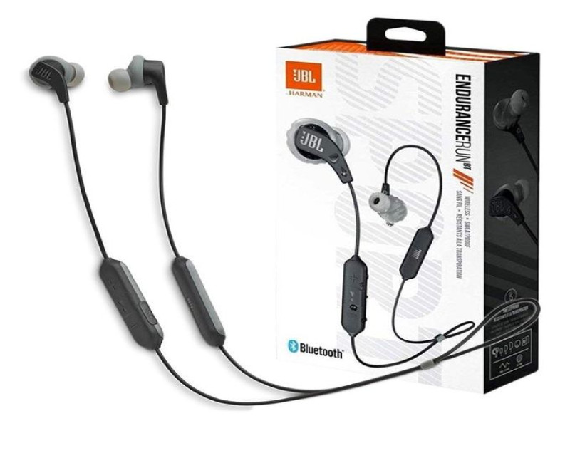 Endurance RunBT, Sports in Ear Wireless Bluetooth Earphones with Mic, Sweatproof, Flexsoft eartips, Magnetic Earbuds, Fliphook & TwistLock Technology, Voice Assistant Support Jbl