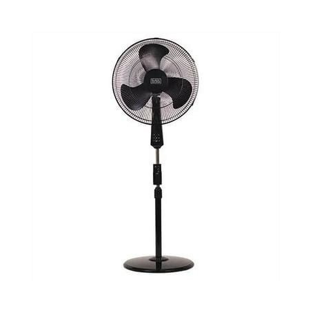 Classic Premium 18" Oscillating Adjustable Stand Fan - Grey, Black