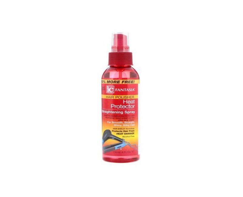IC, Hair Polisher, Heat Protector Straightening Spray, 6 fl oz- 178ml