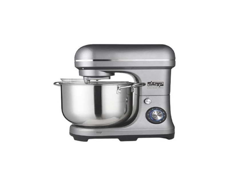 10L, 8 Speed Blender Dough Hand Stand Mixer Food Processor- Silver. Dsp