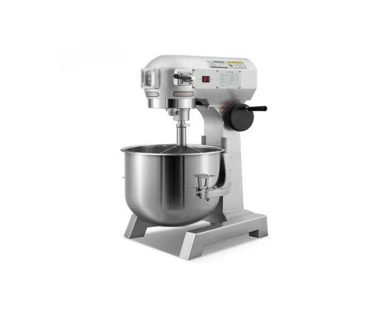 20L Commercial Adjustable Electric Food Dough Stand Mixer Maker Grinder For Kitchen - Silver
