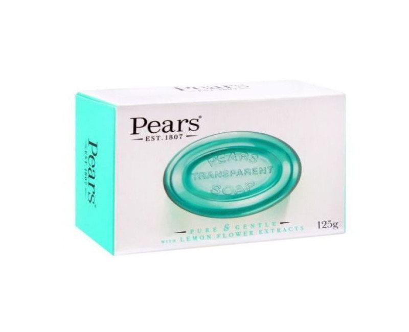 Pears Pears Oil Clear Transparent Bar Soap With Lemon Flower Extracts 125g
