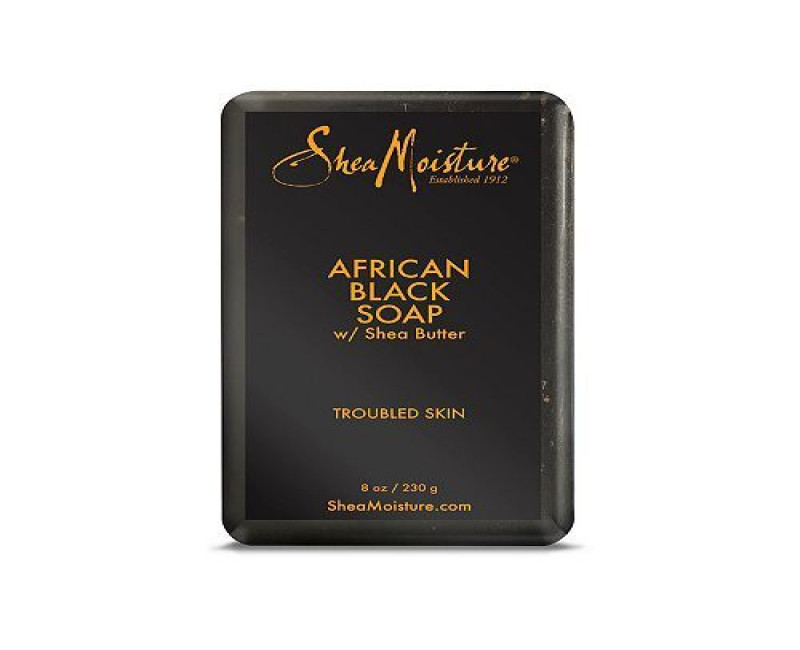 Shea Moisture African Black Soap With Shea Butter (Troubled skin), 8oz